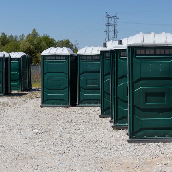 what is the difference between a standard event portable restroom and a luxury event porta potty